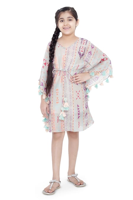 PS Kids by Payal Singhal Printed Kaftan Dress 