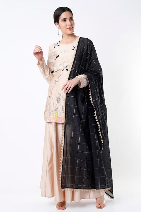 Payal Singhal Embroidered Kurta Sharara Set 