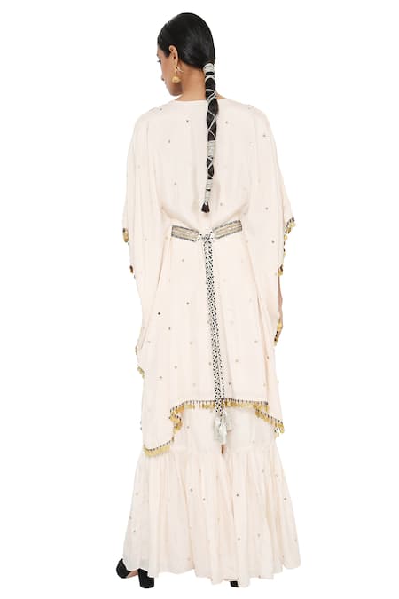 Payal Singhal Rima Embroidered Kaftan & Sharara Set