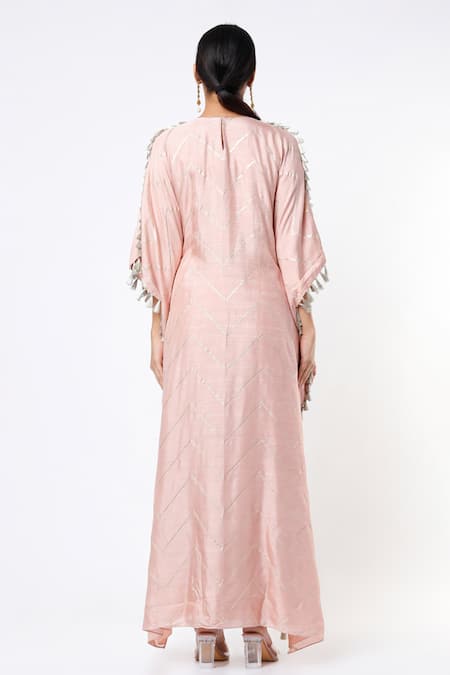 Payal Singhal Banarasi Silk Kaftan And Jogger Pant Set 