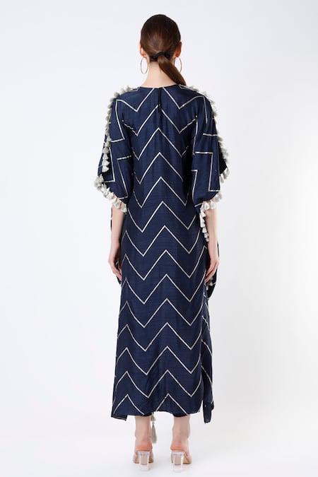 Payal Singhal Banarasi Silk Kaftan And Jogger Pant Set 