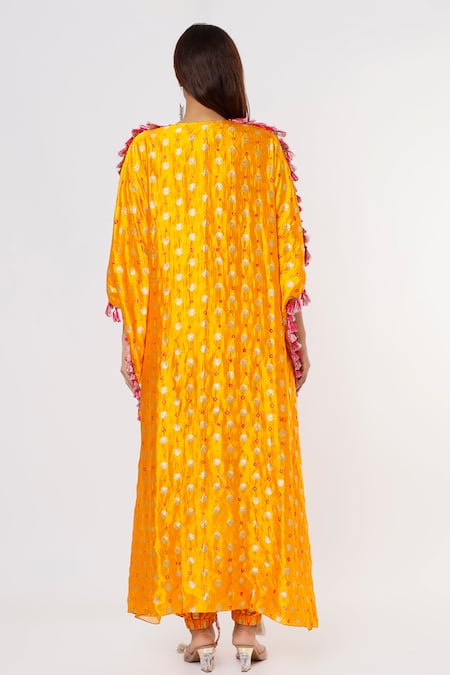 Payal Singhal Silk Bandhani Kurta & Jogger Pant Set 