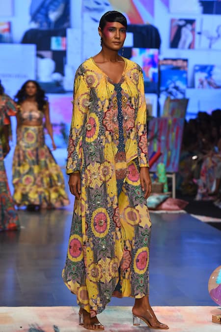 Payal Singhal Helen Enchanted Print Kurta & Palazzo Set 