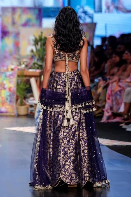 Payal Singhal Nina Brocade Lehenga Set 