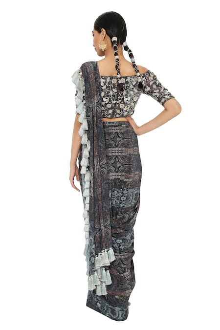 Payal Singhal Amani Pre-Stitched Saree With Choli  
