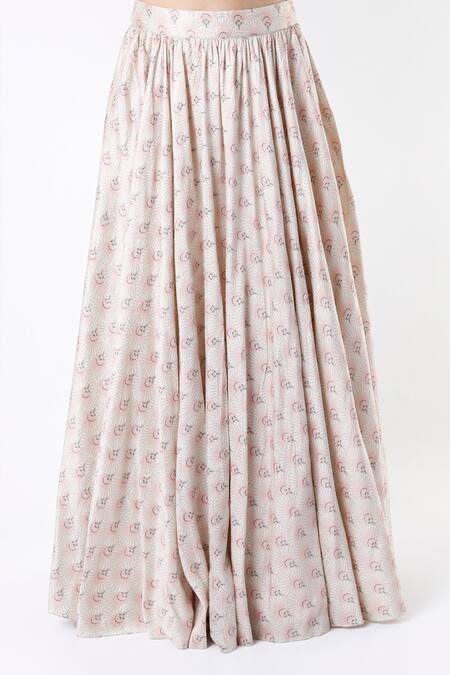 Buy Payal Singhal Green Dupion Silk Fan Print One Shoulder Off Ruffle Choli And Lehenga Set Online at Aza Fashions Buy_Payal Singhal_Green Dupion Silk Fan Print One Shoulder Off Ruffle Choli And Lehenga Set_Online_at_Aza_Fashions