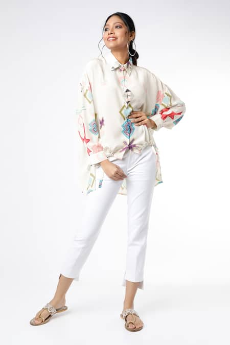 PS Pret by Payal Singhal Printed Shirt Tunic 