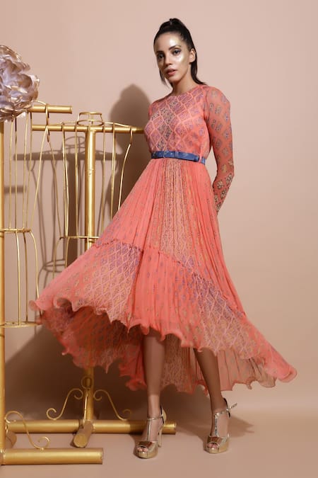 Pallavi Jaipur Printed Midi Dress 