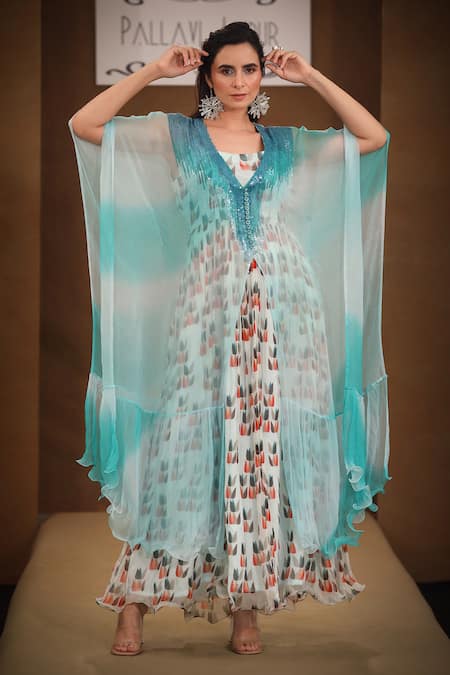 Chiffon kaftan outlet styles