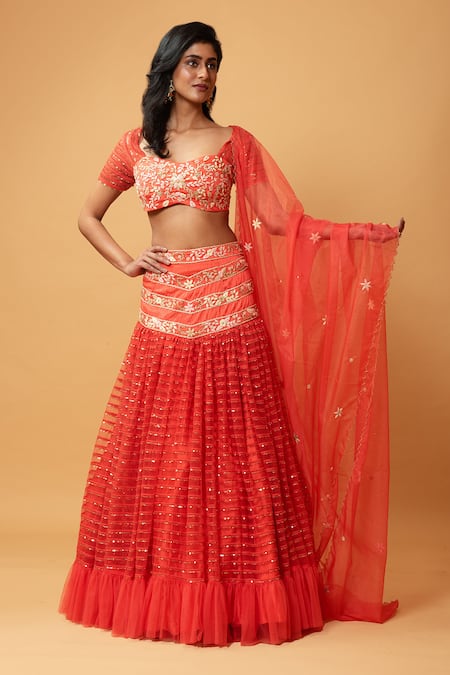 Quench A Thirst Sequin Embroidered Lehenga Set 