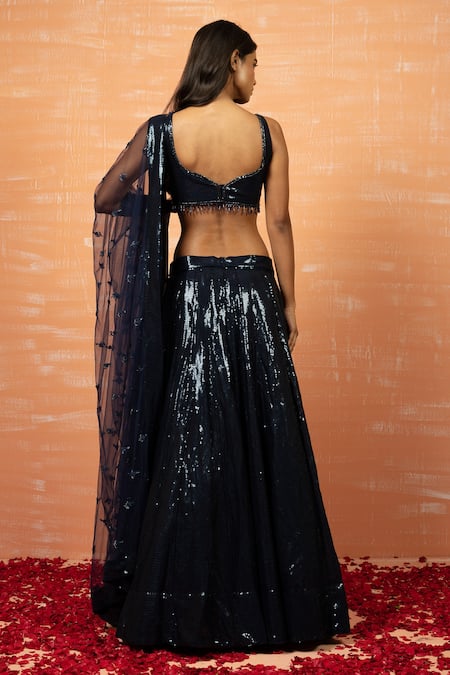 Quench A Thirst Sequin Work Lehenga Set 