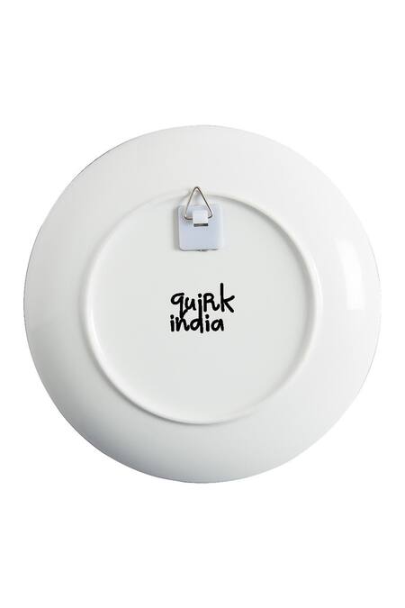 Shop The Quirk India Multi Color Ceramic Abstract Style Decorative Wall Pates Set Of 7 at Aza Fashions Shop_The Quirk India_Multi Color Ceramic Abstract Style Decorative Wall Pates Set Of 7_at_Aza_Fashions