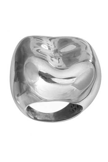 Buy QUOD Silver Plated Molar Ring at Aza Fashions Buy_QUOD_Silver Plated Molar Ring_at_Aza_Fashions