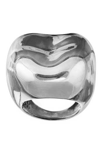 QUOD Silver Plated Molar Ring at Aza Fashions QUOD_Silver Plated Molar Ring_at_Aza_Fashions