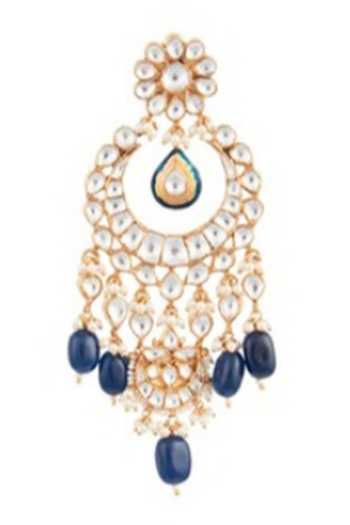 Riana Jewellery Gold Plated Stones, Beads Choker Set at Aza Fashions Riana Jewellery_Gold Plated Stones, Beads Choker Set _at_Aza_Fashions