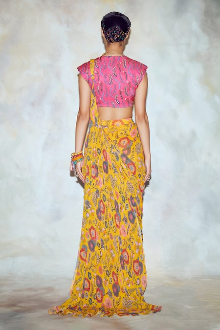 Diyarajvvir Pre-Draped Gharara Pant Saree 