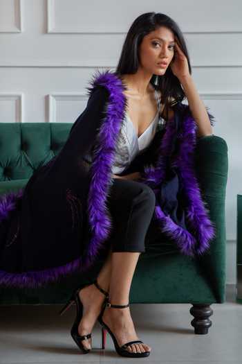 Rhe-Ana Annabelle Wool Shawl 