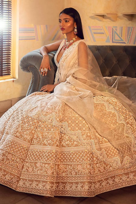 Riantas Embroidered Bridal Lehenga Set 