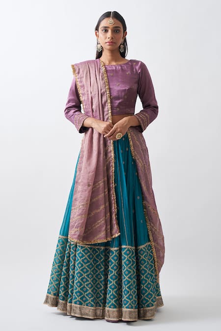 Rhua Chanderi Lehenga Set 