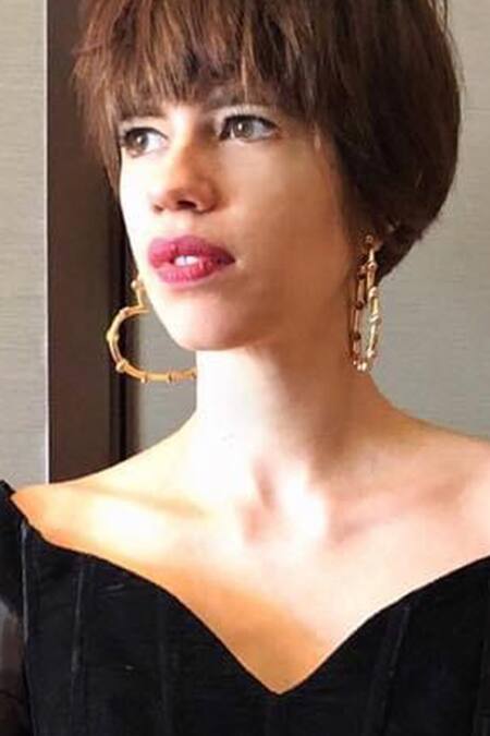 Radhika Agrawal Jewels_Gold Plated Pearls Bead Heart Hoops _Online_at_Aza_Fashions