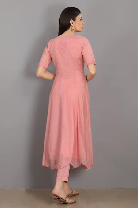 Asaga Chanderi Silk Anarkali Set 