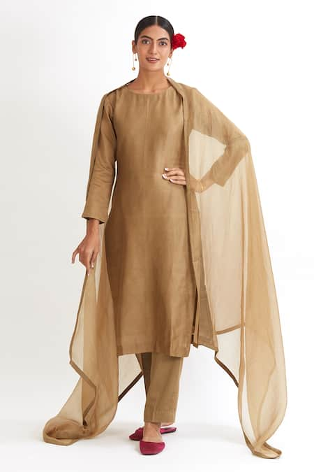 Peeli Dori Straight Kurta Set 