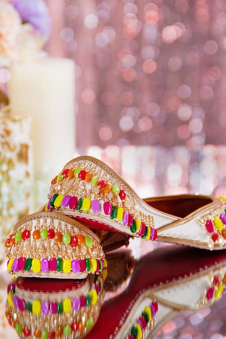 House Of Vian Rangmunch Tassel Juttis 