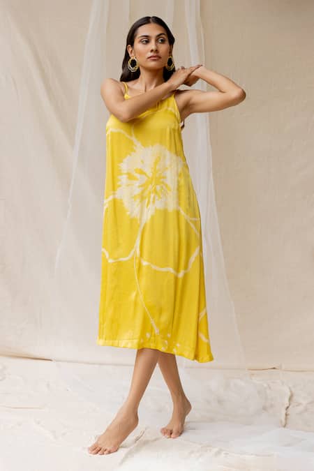 ISL001-Buy Online Inner Sense Organic Anti-microbial Women's Nightwear Slip  dress -