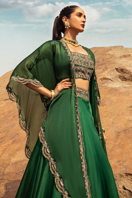 Ridhima Bhasin Embroidered Lehenga Set 