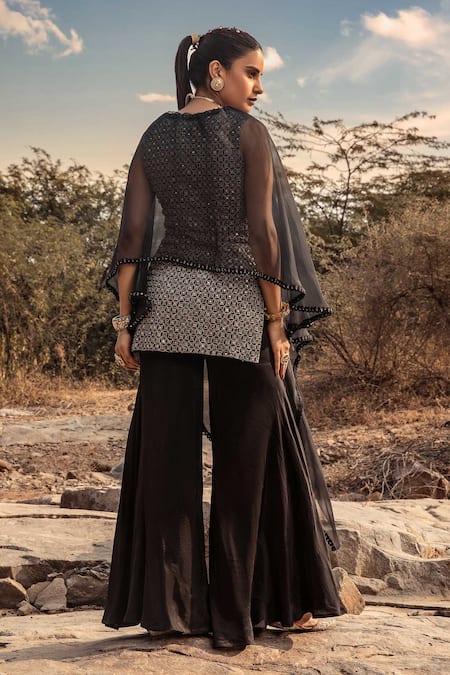 Ridhima Bhasin Embroidered Kurta & Pant Set 