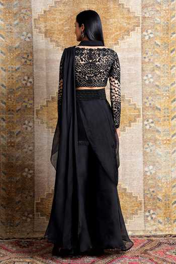 Organza Sharara Saree 