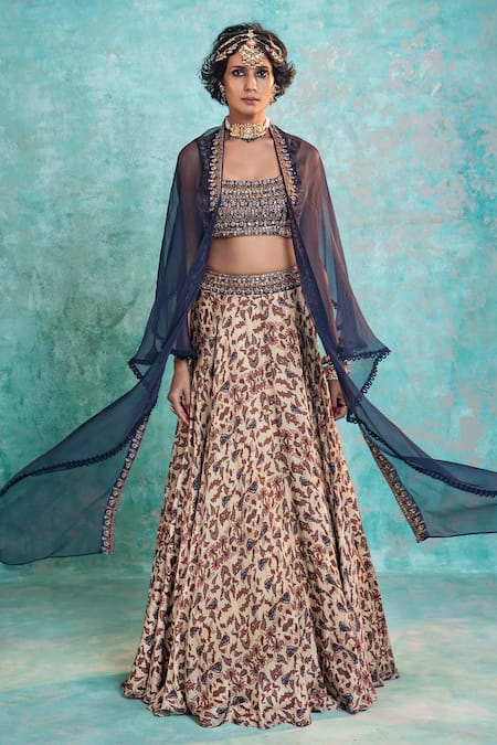 Ridhima Bhasin Printed Lehenga & Cape Set 