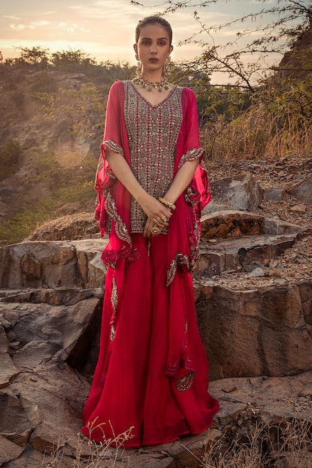 Ridhima Bhasin Embroidered Kurta & Pant Set 