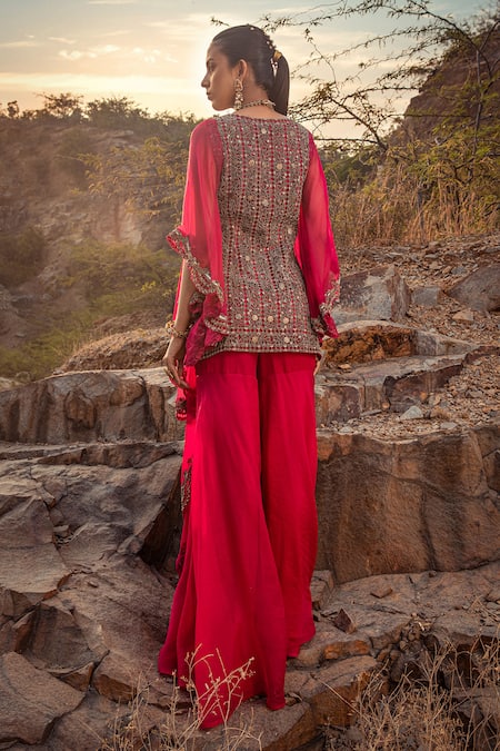 Ridhima Bhasin Embroidered Kurta & Pant Set 