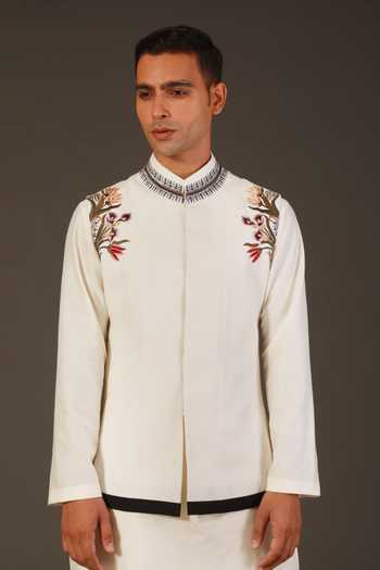 Rohit Bal Matka Silk Bundi 