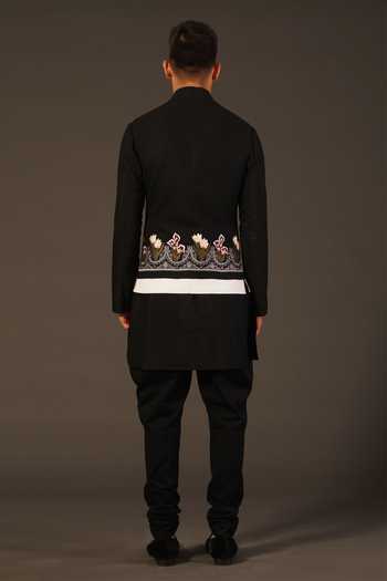 Rohit Bal Matka Silk Embroidered Bundi 