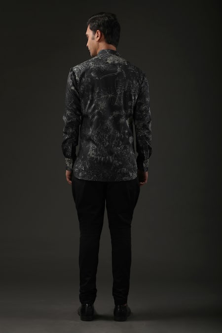 Rohit Bal Shibori Print Shirt 