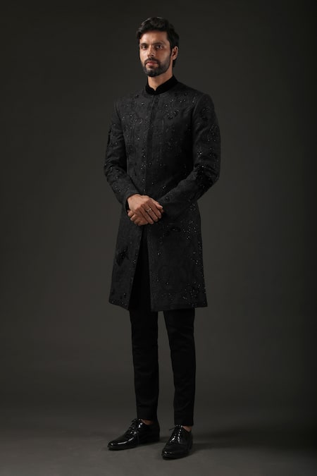 Rohit Bal Matka Silk Embroidered Sherwani 