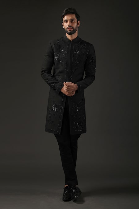 Rohit Bal Matka Silk Embroidered Sherwani 