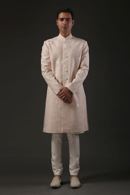 Rohit Bal Matka Silk Embroidered Sherwani 