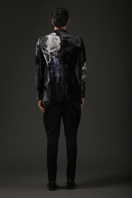 Rohit Bal Silk Velvet Tuxedo 