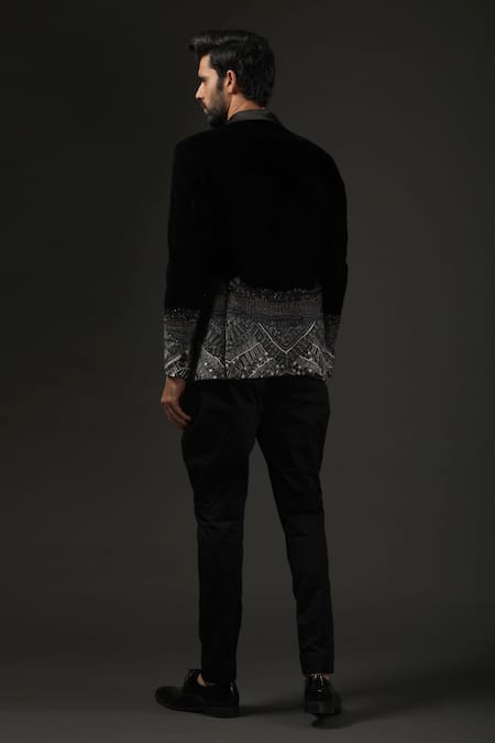 Rohit Bal Silk Velvet Tuxedo 