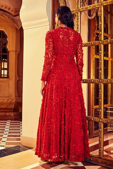 Ridhima Bhasin Embellished Anarkali & Jacket Set 