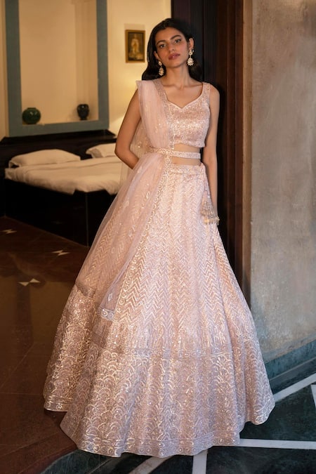 Angad Singh Embroidered Bridal Lehenga Set 