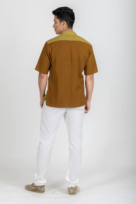 Runit Gupta Colourblock Shirt  