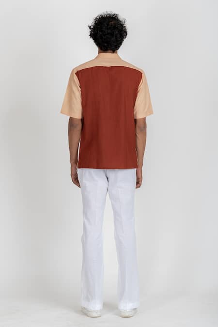 Runit Gupta Colourblock Shirt  