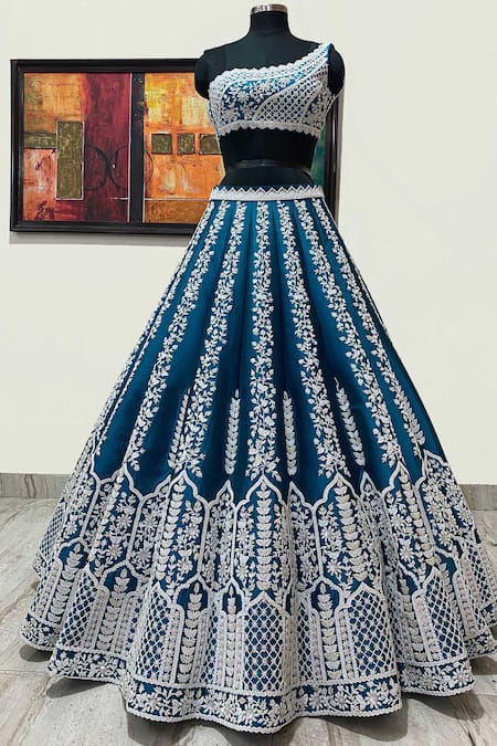 Deepika padukone blue outlet lehenga