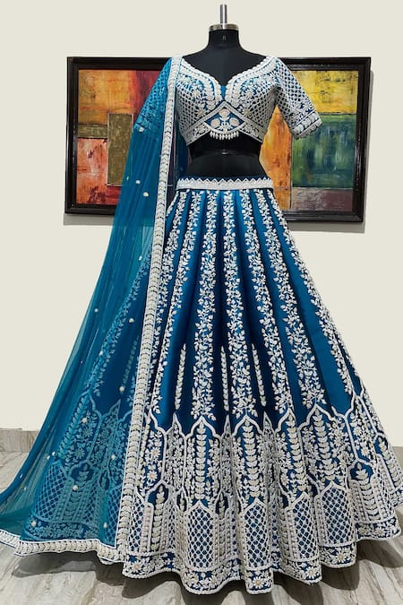 Riantas Silk Bridal Lehenga Set 