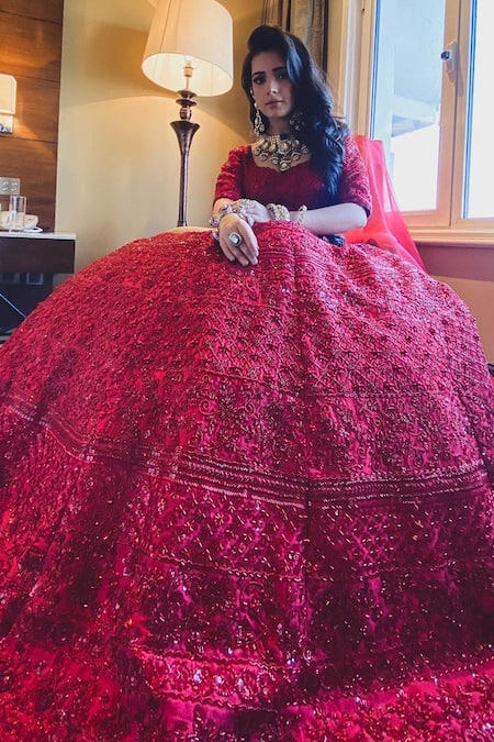 Riantas Silk Bridal Lehenga Set 