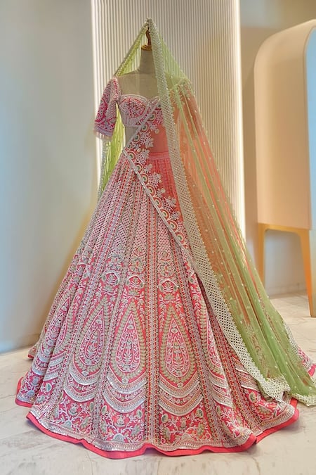 Riantas Jasmine Embroidered Bridal Lehenga Set 
